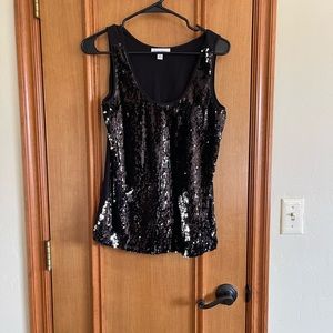 Calvin Klein Sequin Tank Top Women’s Size M